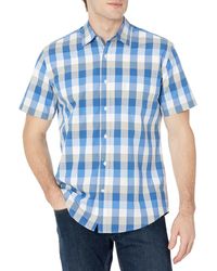 Amazon Essentials - Regular-Fit Short-Sleeve Check Shirt Chemise - Lyst