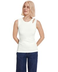 Street One - Top mit Cut Out - Lyst