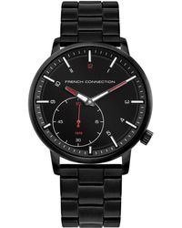 French Connection - S Analogue Classic Quartz Watch With Stainless Steel Strap Fc1332bm - Lyst