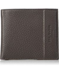Ted Baker Da Uomo harvys Bifold Portafoglio e Portamonete-cioccolato