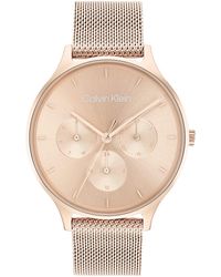 Calvin Klein - Analog Quartz Watch with Stainless Steel Strap 25200102 - Lyst