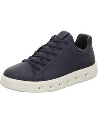 Ecco - 520884 STREET 720 M chaussures homme bleu marine baskets lacets en cuir gore-tex 47 - Lyst