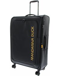 Mandarina Duck - Eco Coated Exp Trolley L Black - Lyst
