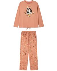 Women'secret - Pyjama Met Lange Mouwen En Lange Broek - Lyst