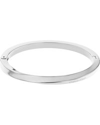 Calvin Klein - Jewelry Stainless Steel Hinge Bangle - Lyst