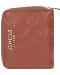 Guess - La Femme Small Zip Around Wallet - Lyst