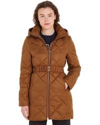Tommy Hilfiger - Doudoune Belted Quilted Hiver - Lyst