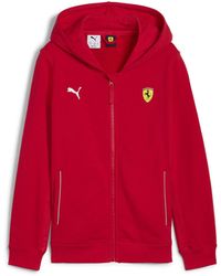 PUMA - Scuderia Ferrari Felpa con cappuccio per ragazzi HP Race - Lyst
