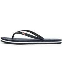 Tommy Hilfiger - Hilfiger Strap Beach Sandal Flip Flops - Lyst