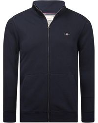 GANT - Regular Shield Full Zip Sweatshirt - Lyst