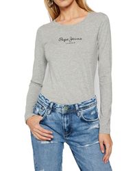 Pepe Jeans - New Virginia Ls Pl502755 T-shirt - Lyst