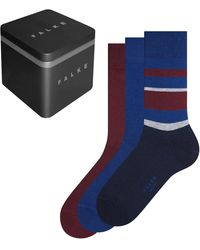 FALKE - Happy Box Mix 3-pack M So Cotton Plain 3 Pairs Socks - Lyst
