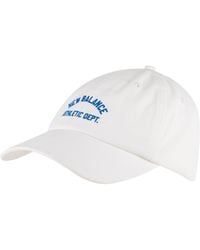 New Balance - , , Nb 6 Panel Seasonal Hat, Stylish Baseball Cap For Adults, One Size Fits Most, Sea Salt - Lyst