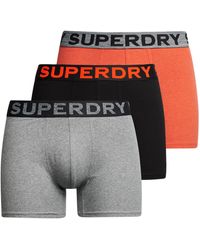 Superdry - 3 Pack Organic Cotton Trunks - Lyst