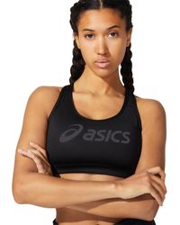 Asics - Core Logo Bra Sportbeha Voor - Lyst