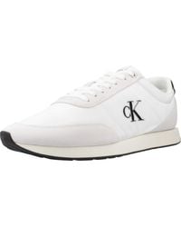 Calvin Klein - Runner Sneaker Retro Mix mit Logo - Lyst