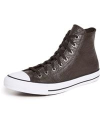 Converse - Chuck Taylor All Star Tumbled Leather - Lyst