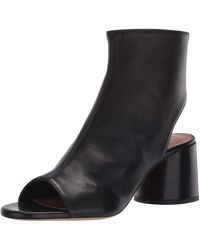 Emporio Armani - Open Toe And Back Bootie Ankle Boot - Lyst