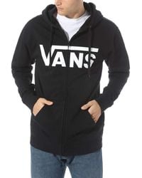 Vans - Mn Versa Standard Q-zip Sweatshirt Black L - Lyst