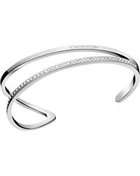 Calvin Klein Braccialetto con Synth. Perline in acciaio inox lucidato - Multicolore