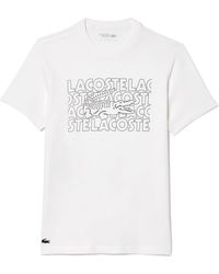 Lacoste - S T-shirt White Xl - Lyst