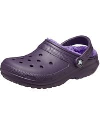 Crocs™ - Unisex Adult Classic Lined | Warm And Fuzzy Slippers Clog - Lyst