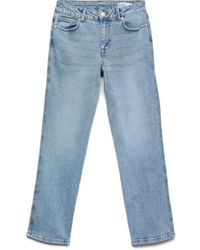 Vero Moda - Female Straight-Fit VMAMARA Mid Rise Gerade geschnitten Jeans - Lyst