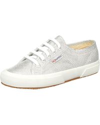 Superga - 2750 Trainers Grey Silver - 3.5 Uk - Lyst