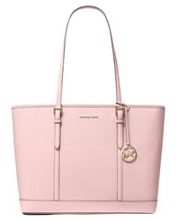 Michael Kors - Jet Set Travel Large Shoulder Tote Bag Powder Blush - Lyst