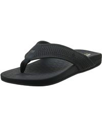 mens sketchers flip flops