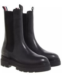 Tommy Hilfiger - Klobiger Chelsea-Boot Aus Leder - Lyst