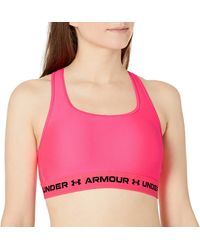 Under Armour - Armour® Mid Crossback Sports Bra - Lyst