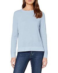 GANT CTN Pique Block Stripe Crew Felpa Donna