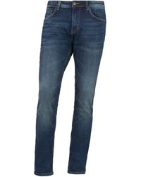 Tom Tailor - Regular Slim Fit Jeans Basic Stretch Hose Trousers Stone Washed Five-Pocket Josh - Lyst