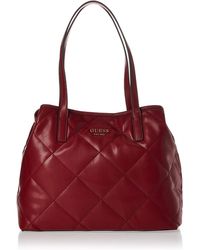 Guess - Vicky Two in One Donna Bags And Wallets Marrone One Size - Lyst