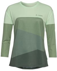 Vaude - T-Shirt Moab LS T-Shirt V Willow Green 40 - Lyst