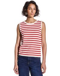 Street One - A303242 Gestreiftes Strick-Top - Lyst
