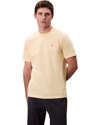 Calvin Klein - Jeans Ss Smooth Cttn Solid Crewnk Tee Lv040hm265 T-shirts - Lyst