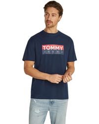 Tommy Hilfiger - Tjm Reg Rwb Tommy Entry Tee Ext Dm0dm19684 S/s T-shirt - Lyst