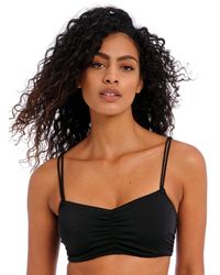 Freya - Jewel Cove Bralette Underwire Bikini Top Plain Black - Lyst