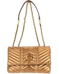 Guess - Lovide Convertible Xbody Flap Bag Bronze - Lyst