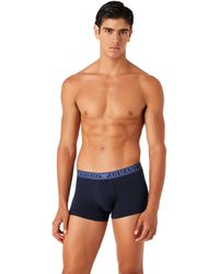 Emporio Armani - Underwear 3-Pack Mixed Waistband Trunk - Lyst