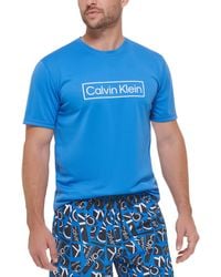 Calvin Klein - Standard Light Weight Quick Dry Short Sleeve 40+ Upf Protection - Lyst