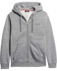 Superdry - Essential Logo Zip Hoodie - Lyst