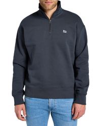 Lee Jeans - Felpa da Uomo con Mezza Zip SWS - Lyst