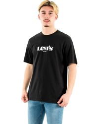 Levi's - Ss Relaxed Fit Tee T-shirt Modern Vintage Logo Caviar - Lyst