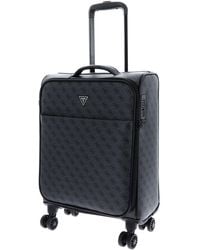 Guess - Vezzola Travel 4 Wheels Cabin Suitcase 56 Cm - Lyst