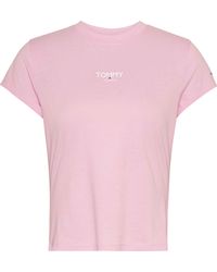 Tommy Hilfiger - TJW BBY Essential Logo 1 SS DW0DW16435 Kurzarm T-Shirts - Lyst