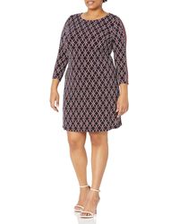 Tommy Hilfiger - S Versatile 3/4 Sleeve Shift Dress - Lyst