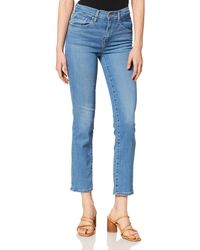 Levi's - 724 High Rise Straight Jeans Rio Frost - Lyst